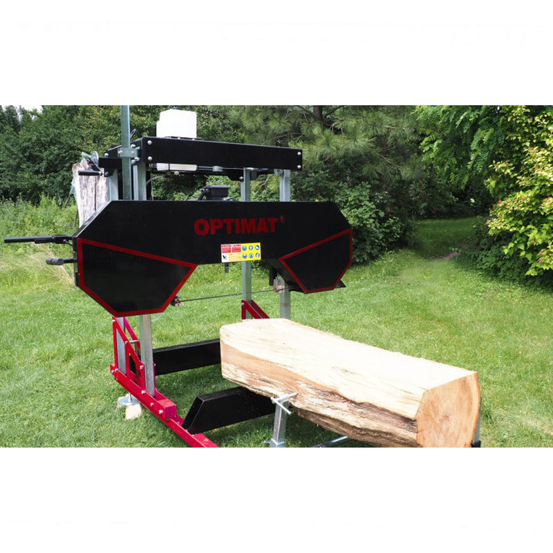 Trak taśmowy Optimat Timberland TMC 660S 400V z osłoną i elektrycznym sterowaniem góra/dół