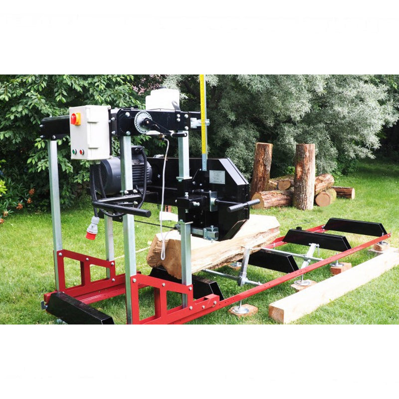 Trak taśmowy Optimat Timberland TMC 660S 400V z osłoną i elektrycznym sterowaniem góra/dół