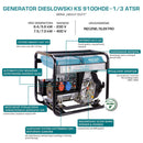 Agregat prądotwórczy Könner & Söhnen KS 9100HDE-1/3 ATSR