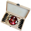 Frez walcowy z wymiennymi nożami HOLZMANN UNISET 40