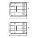 Rama rurowa Zipper EWB150-100LTR do taczki ZI-EWB150-100L