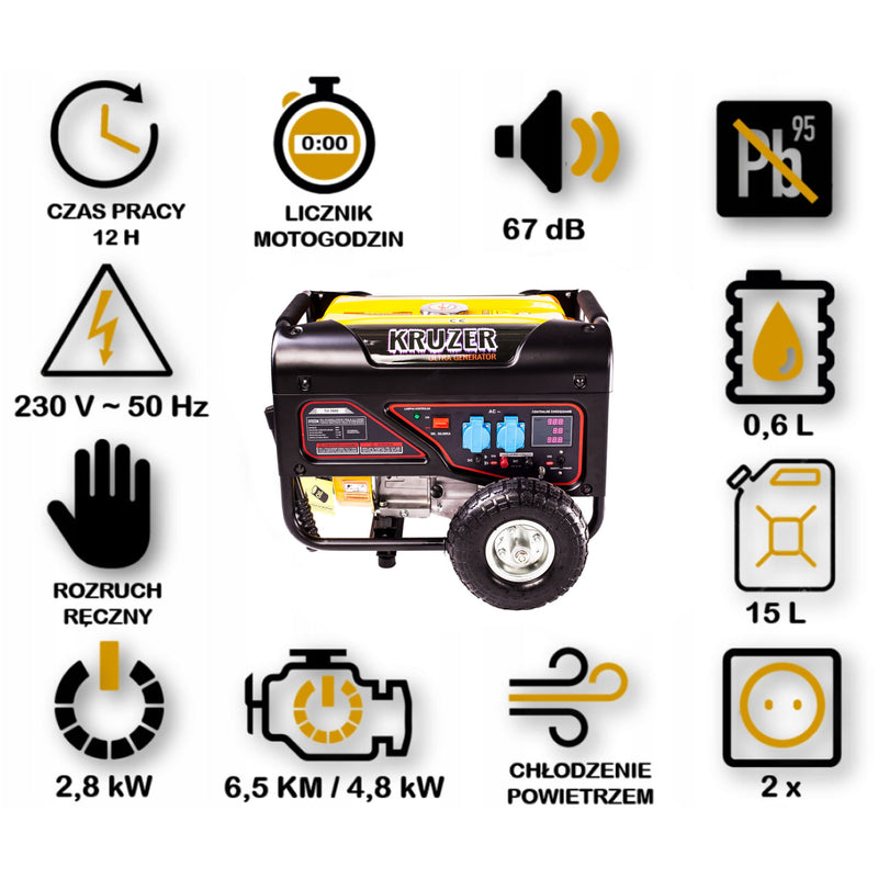 Agregat prądotwórczy Kruzer TH3900