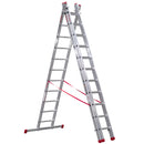 Drabina trzyelementowa Faraone AK 3x11 szczebli