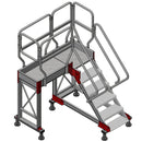 Pomost przejściowy w L Faraone SCALA SYSTEM [60°]