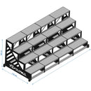 Schody profesjonalne Faraone SGA SYSTEM 4 stopnie