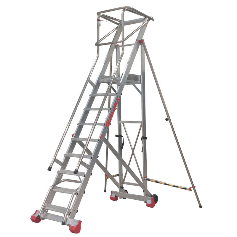 Podest magazynowy z bocznymi stabilizatorami Faraone MFT.7 3,21 m