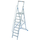 Drabina Jezdna z dużą platformą Krause Stabilo 9 stopni