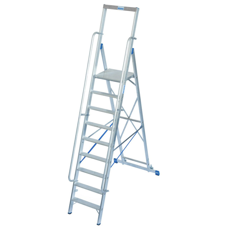 Drabina Jezdna z dużą platformą Krause Stabilo 9 stopni