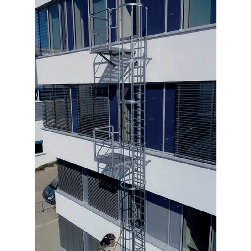 Drabina pionowa ewakuacyjna stalowa Krause 6,44 m