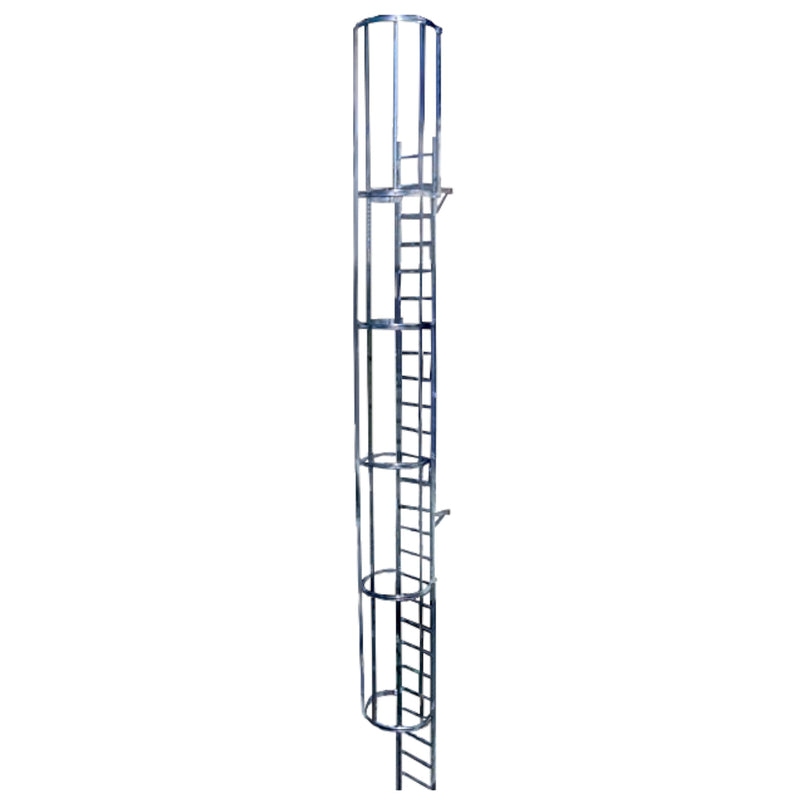 Drabina pionowa ewakuacyjna aluminiowa Krause 8,40 m