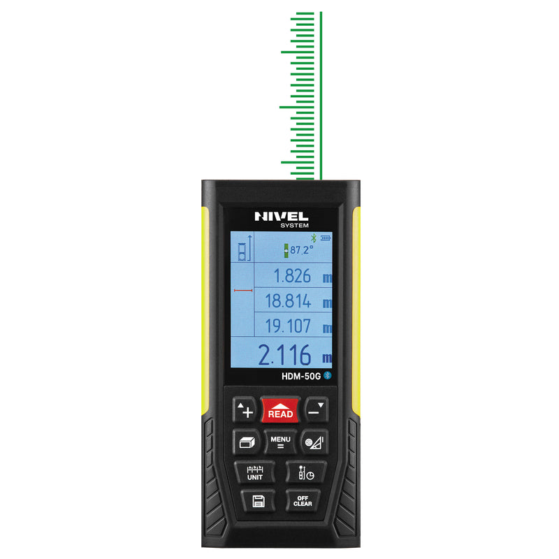 Dalmierz laserowy Nivel System HDM-50G (USB,BLUETOOTH)