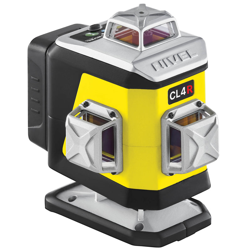 Laser krzyżowy Nivel System CL4R czerwony (4 x 360) + statyw z wysięgnikiem + czujnik CLS-5