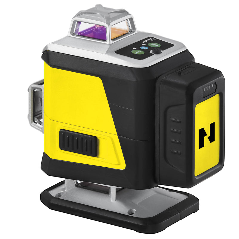 Laser krzyżowy Nivel System CL4G zielony (4 x 360) + statyw z wysięgnikiem + czujnik CLS-4