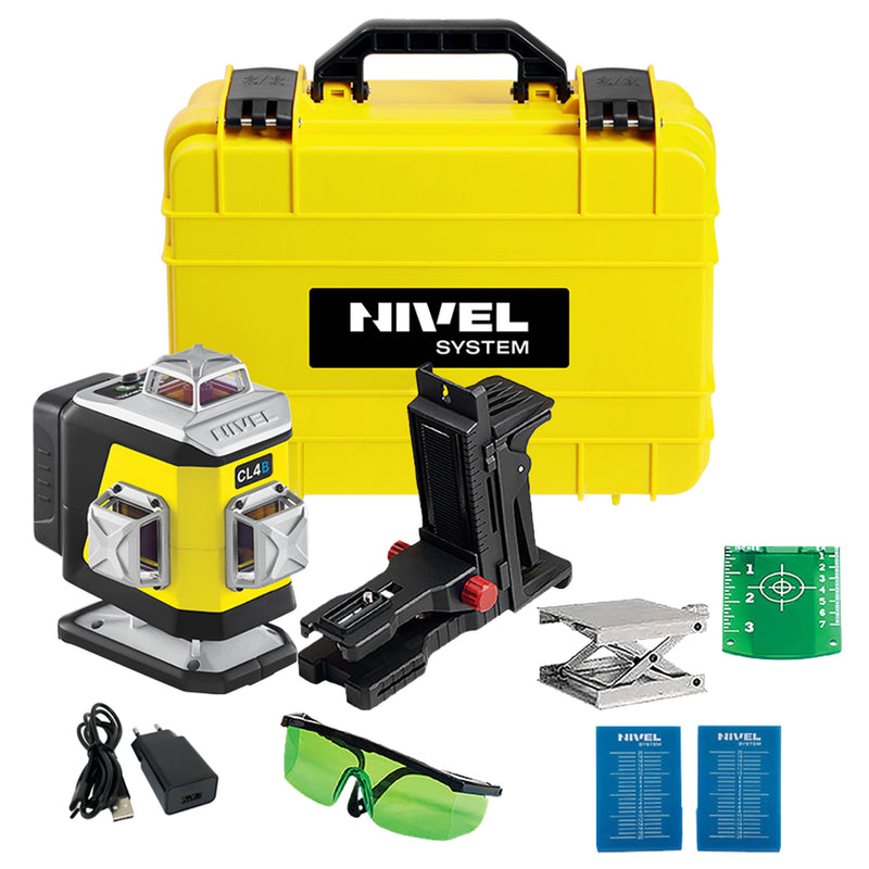Laser krzyżowy Nivel System CL4B niebieski (4 x 360)