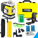 Laser krzyżowy Nivel System CL4B niebieski (4 x 360) + tyczka