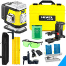Laser krzyżowy Nivel System CL2B niebieski (2 x 360) + tyczka