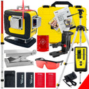 Laser krzyżowy Nivel System CL4D-R czerwony (4 x 360) + statyw + łata + czujnik RD800 Digital