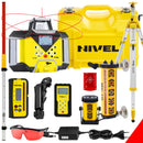 Niwelator laserowy Nivel System NL720R DIGITAL + łata + statyw z wysięgnikiem + laserowy system kontroli