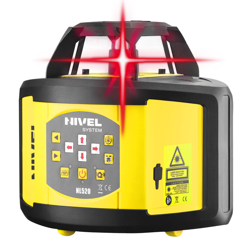 Niwelator laserowy Nivel System NL520R Digital + łata + statyw