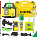 Niwelator laserowy Nivel System NL520G + łata + statyw z wysięgnikiem