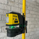 Laser krzyżowy Nivel System CL2G zielony (2 x 360) + tyczka