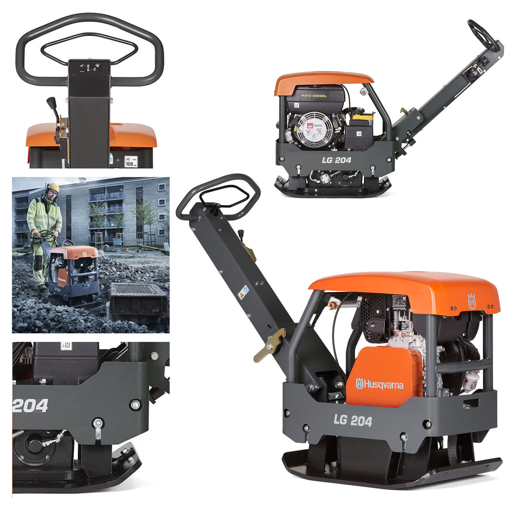 Zagęszczarka dwukierunkowa HUSQVARNA LG 204 Hatz Man 500 mm