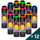 Farba geodezyjna Soppec Track Marker mix kolorów 12 SZT.