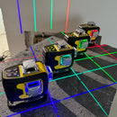 Laser krzyżowy Nivel System CL4D-R czerwony (4 x 360)