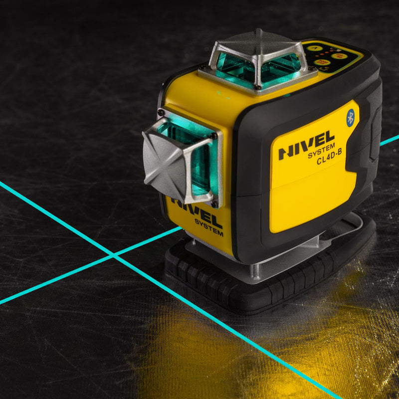 Multi-laser krzyżowy Nivel System CL4D-B niebieski (4 x 360) + statyw