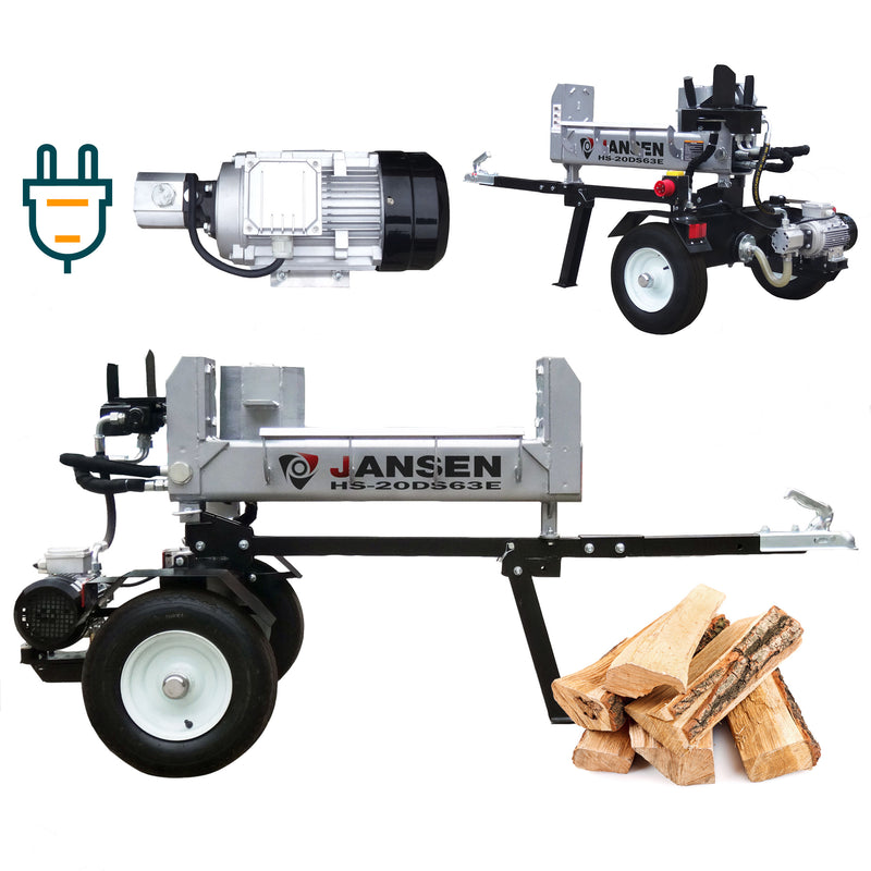 Łuparka elektryczna Jansen HS-20DS63E (dwukierunkowa) 20 ton