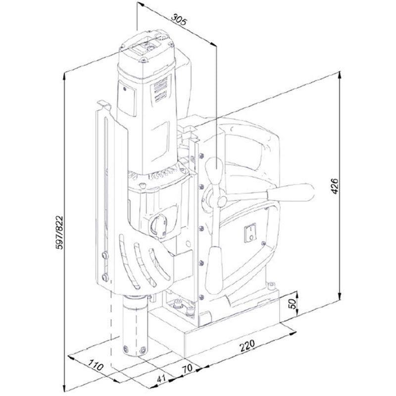 Wiertarka magnetyczna PROMOTECH PRO-112T