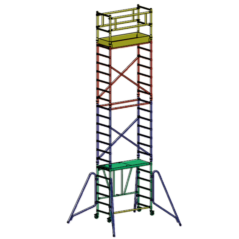 Rusztowanie jezdne Faraone COMPACT ABCD 7,6 m