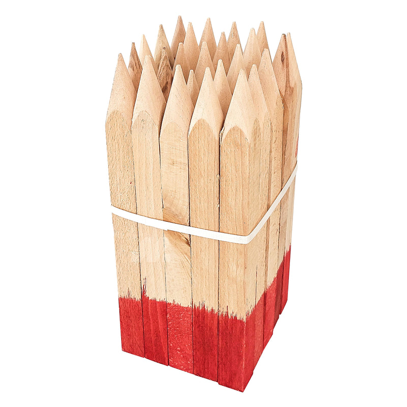 Paliki geodezyjne malowane 30 cm (25 szt.)