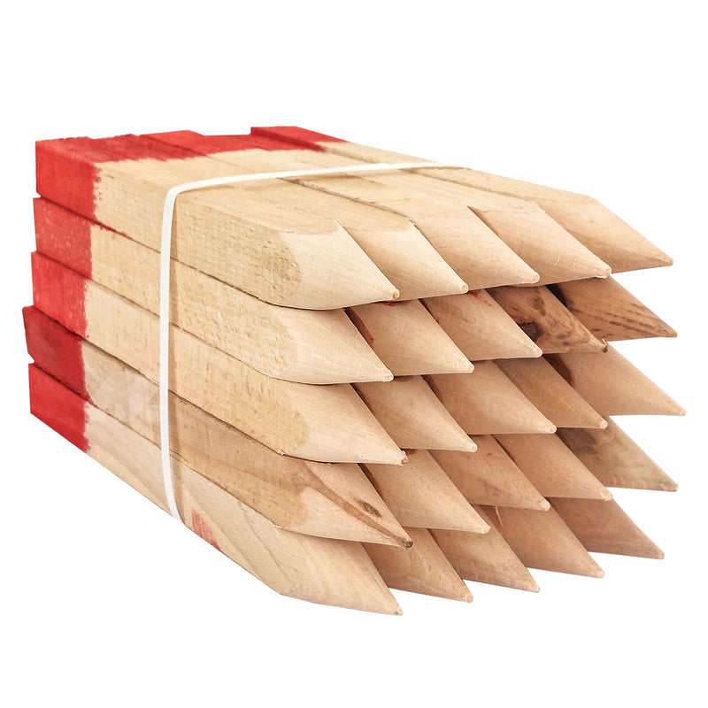 Paliki geodezyjne malowane 30 cm (25 szt.)