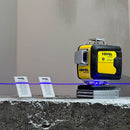 Laser krzyżowy Nivel System CL4D-P fioletowy (4 x 360) + statyw + czujnik CLS-5