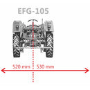 Kosiarka bijakowa (mulczer) Jansen EFG-105