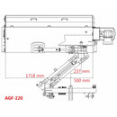 Mulczer hydrauliczny nasypowy kosiarka bijakowa Jansen AGF-220