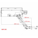 Mulczer hydrauliczny nasypowy kosiarka bijakowa Jansen AGF-220