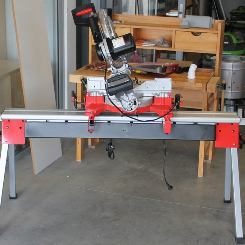 Piła ukosowa HOLZMANN KAP 305JL + stół roboczy HOLZMANN USK 2760
