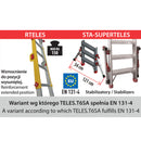 Drabina teleskopowa Faraone SUPER TELES 2x12 stopni