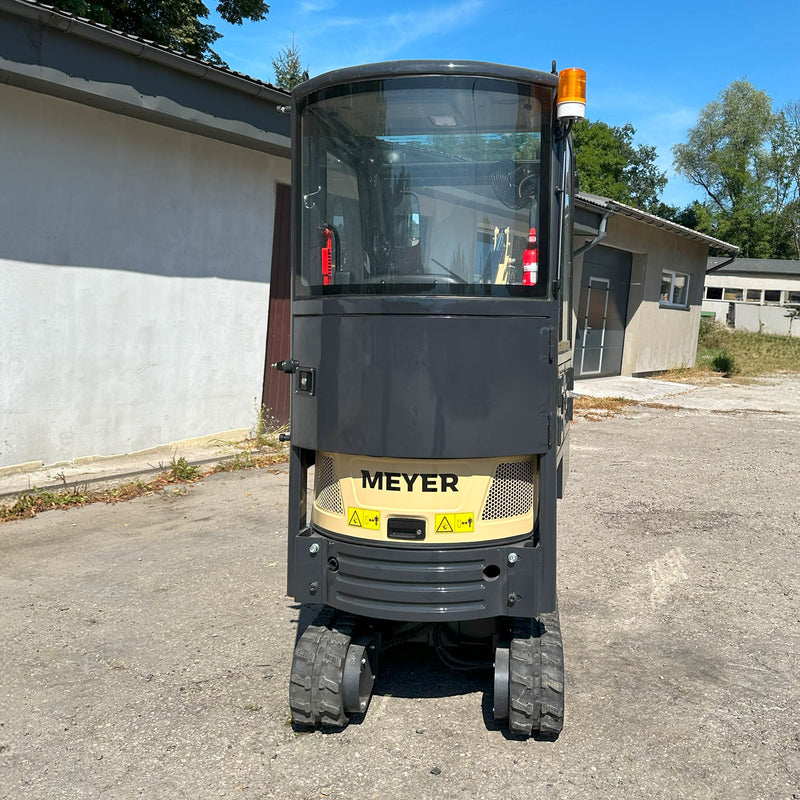 Minikoparka gąsienicowa MEYER EX12 z kabiną (skrętne ramię + joystick)