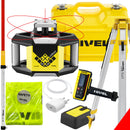 ZESTAW: NIWELATOR OBROTOWY NIVEL SYSTEM NL320R DIGITAL (CZERWONY) + STATYW SJJ1 + ŁATA LS24