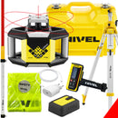 ZESTAW: NIWELATOR OBROTOWY NIVEL SYSTEM NL320R DIGITAL (CZERWONY) + STATYW SJJ32 + ŁATA LS24