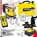 ZESTAW: LASER KRZYŻOWY NIVEL SYSTEM CL5-R (CZERWONY)+ STATYW SJJM1EX + CZUJNIK RD800 + ŁATA LS24