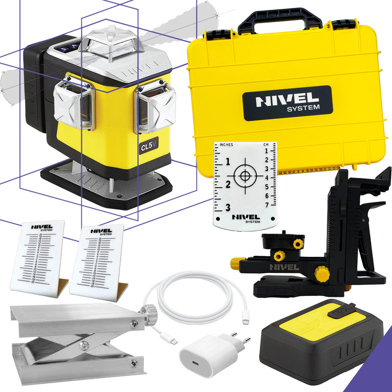 LASER KRZYŻOWY NIVEL SYSTEM CL5-V (FIOLETOWY)
