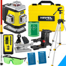 Laser krzyżowy Nivel System CL4B niebieski (4 x 360) + łata + statyw z wysięgnikiem + czujnik RD 800 DIGITAL