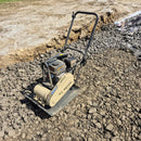 Zagęszczarka 100 kg jednokierunkowa Meyer PC102, Loncin 6,5 KM [+ elastomer, kółka transportowe]