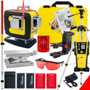 Laser krzyżowy Nivel System CL4D-R czerwony (4 x 360) + statyw + łata + czujnik CLS-5