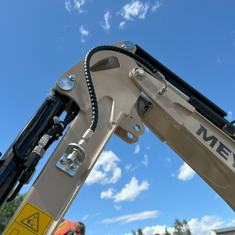 MINIKOPARKA GĄSIENICOWA MEYER EX15 z rozsuwanymi gąsienicami + skrętne ramię + JOYSTICK