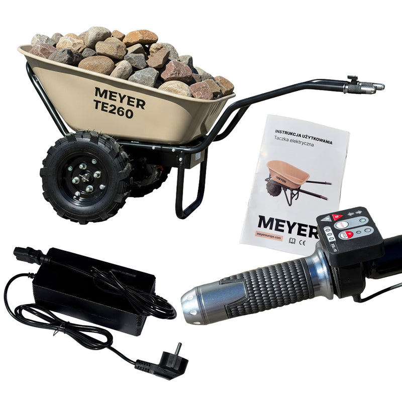 Taczka elektryczna z napędem MEYER TE260